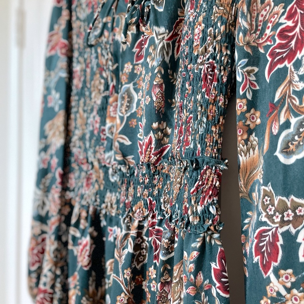 Sugar Lips Long Sleeve Floral Mini Dress NWT